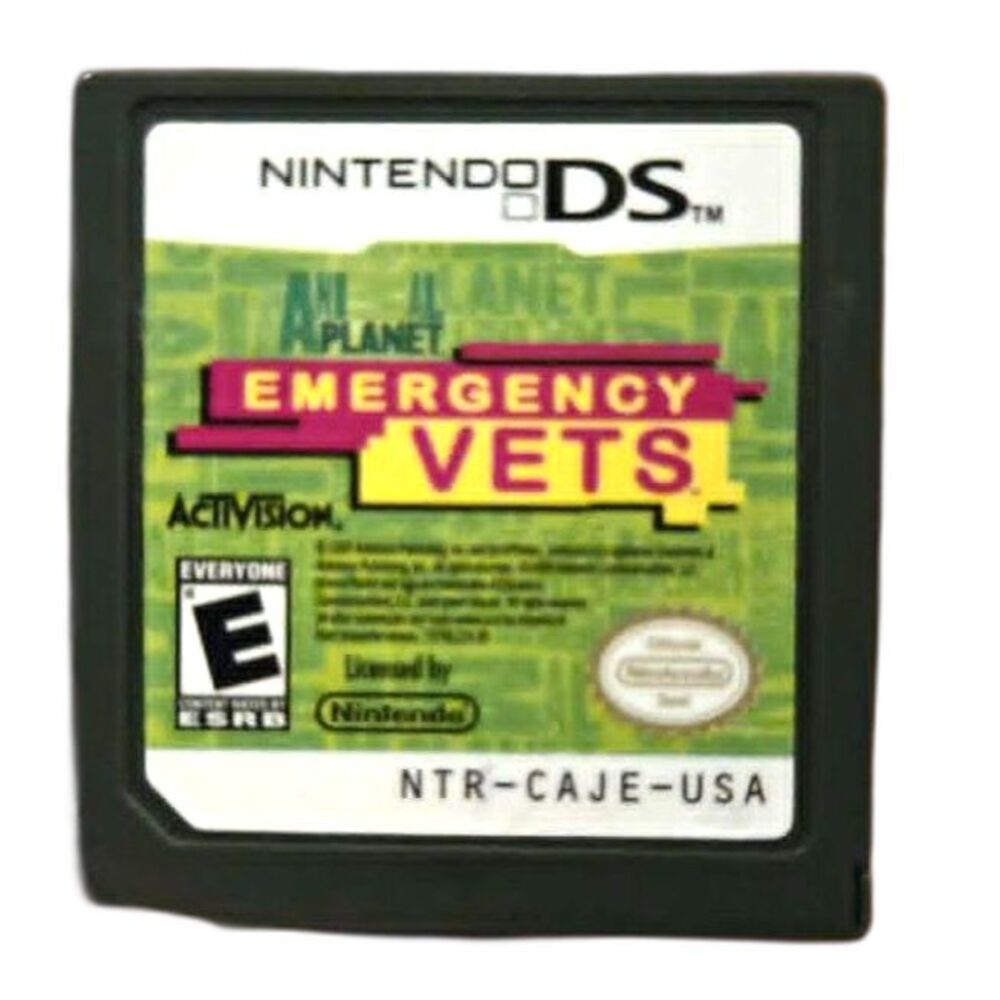 Animal Planet: Emergency Vets Nintendo DS 3DS (Cartridge Only) Tested